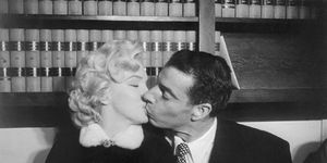 original caption grace must be natural and marilyn monroe and joe dimaggio, demonstrate that without rehearsal  this sequence of pictures were taken in the judges chambers where they were married you might call it the evolution of a wedding kiss bride and bridegroom move in on each other and purse their lips for the kiss they domeaningfully
