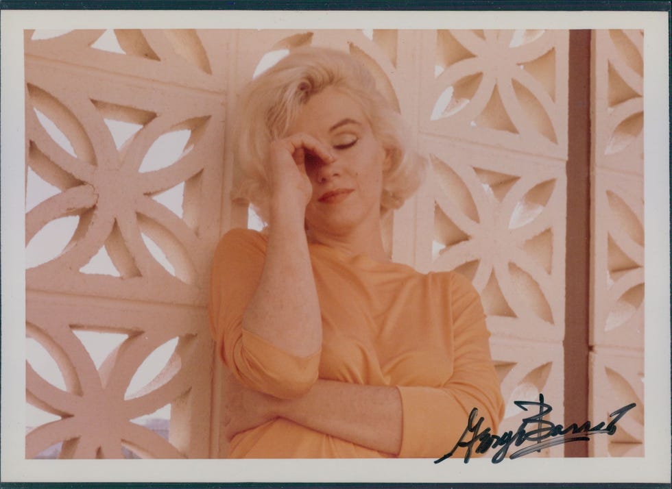 Sold at Auction: George Barris, GEORGE BARRIS, MARILYN MONROE IN ORANGE