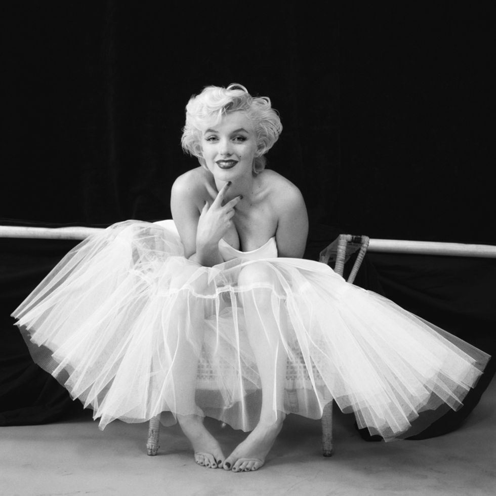 Marilyn Monroe, ballerina, Marilyn  tutù, Milton H. Greene