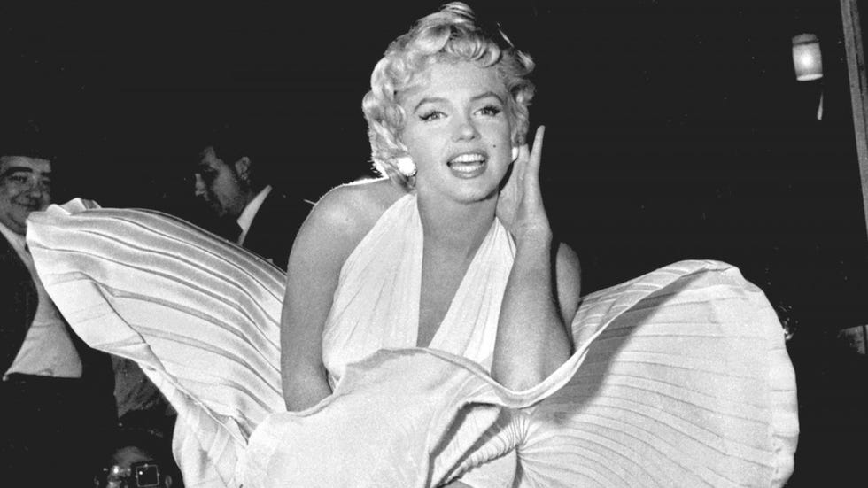 marilyn monroe y sus vestidos