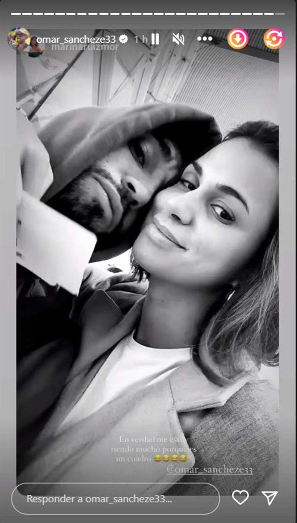 omar sánchez y marina ruiz, de viaje a canarias
