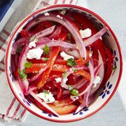 marinated peppers and onions