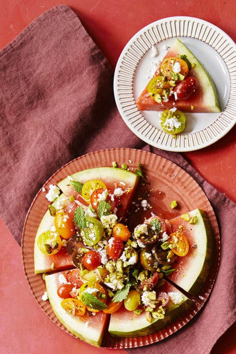 picnic-foods-marinated-tomato-watermelon-wedges picnic foods marinated tomato watermelon wedges
