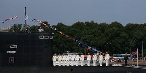 celebrations are held for the annual russian navy day