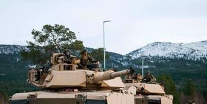 abrams tanks poland norway marines trident juncture