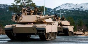abrams tanks poland norway marines trident juncture