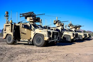 a group of marine air defense integrated systems are set for testing during a system integration test at yuma proving grounds in yuma arizona