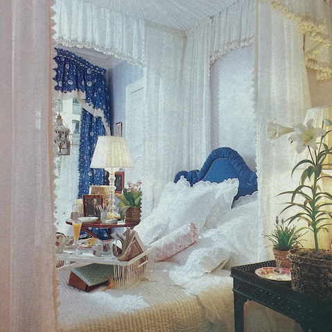 bedroom designer by mario buatta with chintz