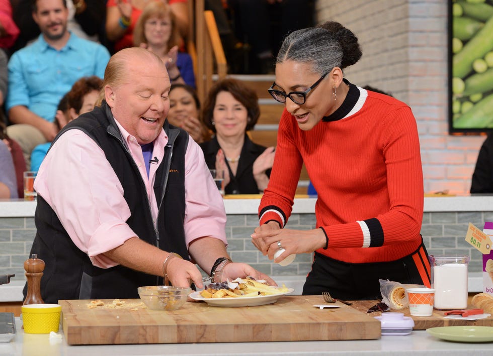 Mario Batali and Carla Hall on "The Chew"