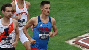 mario garcía romo en competición en los campeonatos universitario de estados unidos