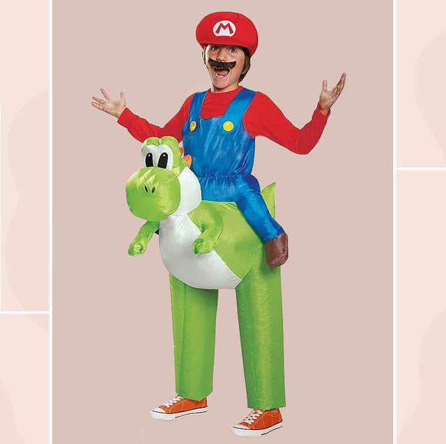Super Mario Brothers Mens Party Costume Mario and Luigi Complete Outfit
