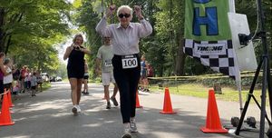 donna di 100 anni corre 5k