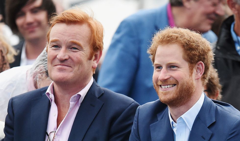 Mark Dyer and Prince Harry 