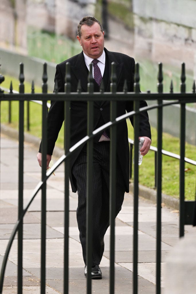 mark spencer en la abadia de westminster