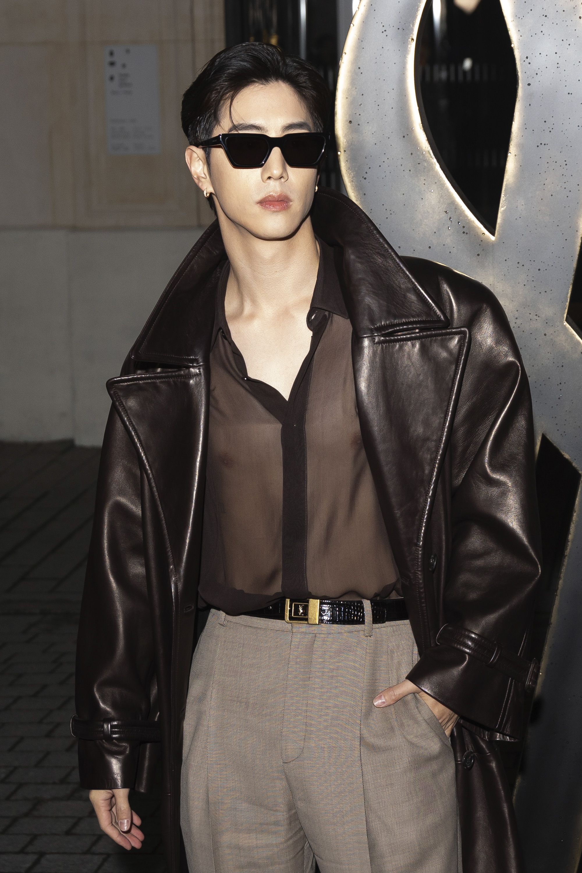 TWICE Etc 2024   Mark Tuan Attends The Saint Laurent Men Collection Fall News Photo 1709698563 