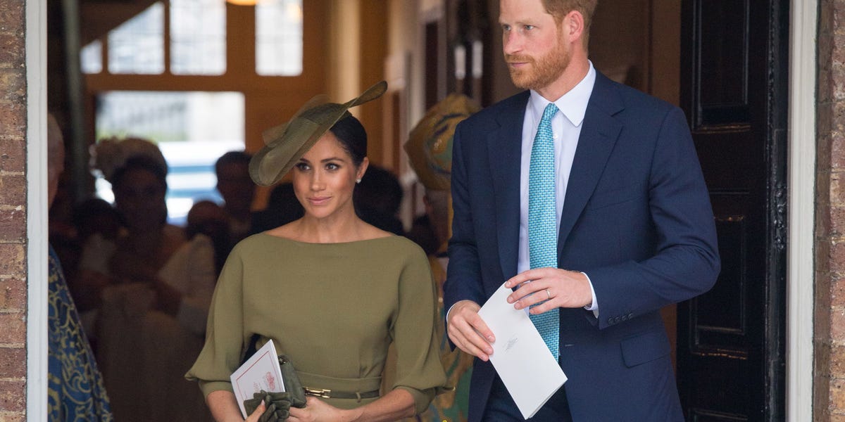 Meghan Markle Wears Olive Green Ralph Lauren Dress To Prince Louis'  Christening