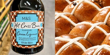 marks  spencer's cream liqueur now comes in a hot cross bun flavour for easter