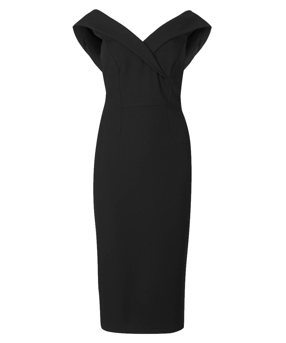 Marks and spencer black dress hotsell