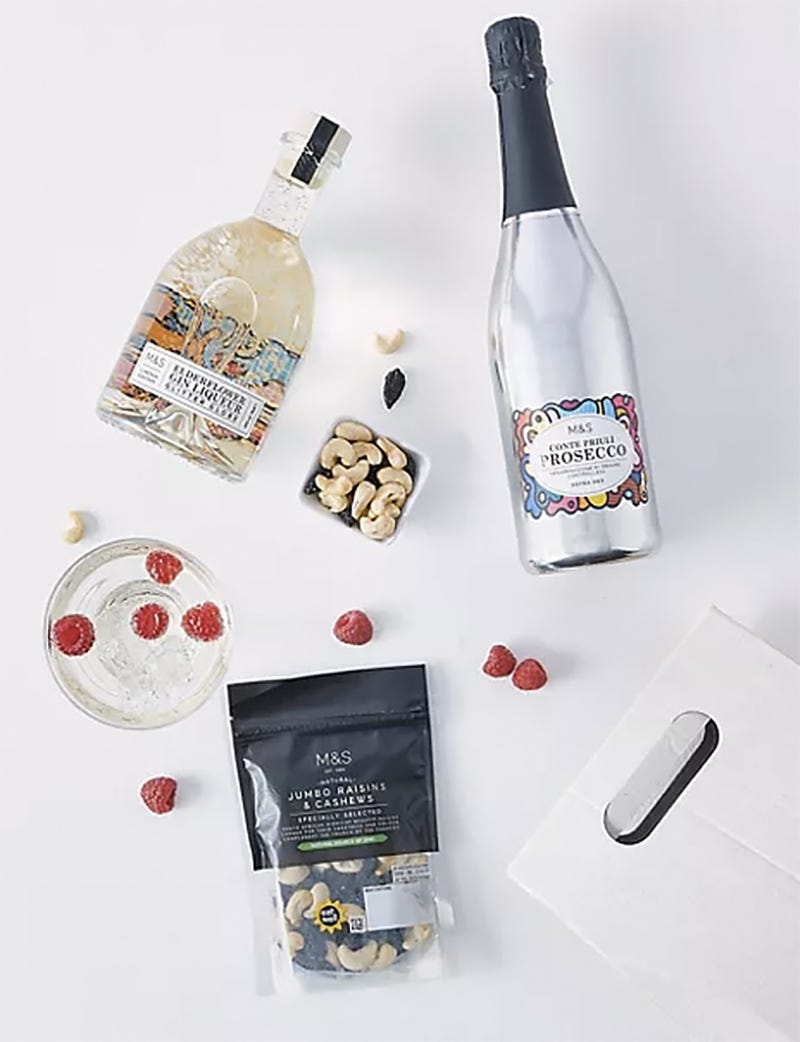 marks  spencer elderflower gin liqueur