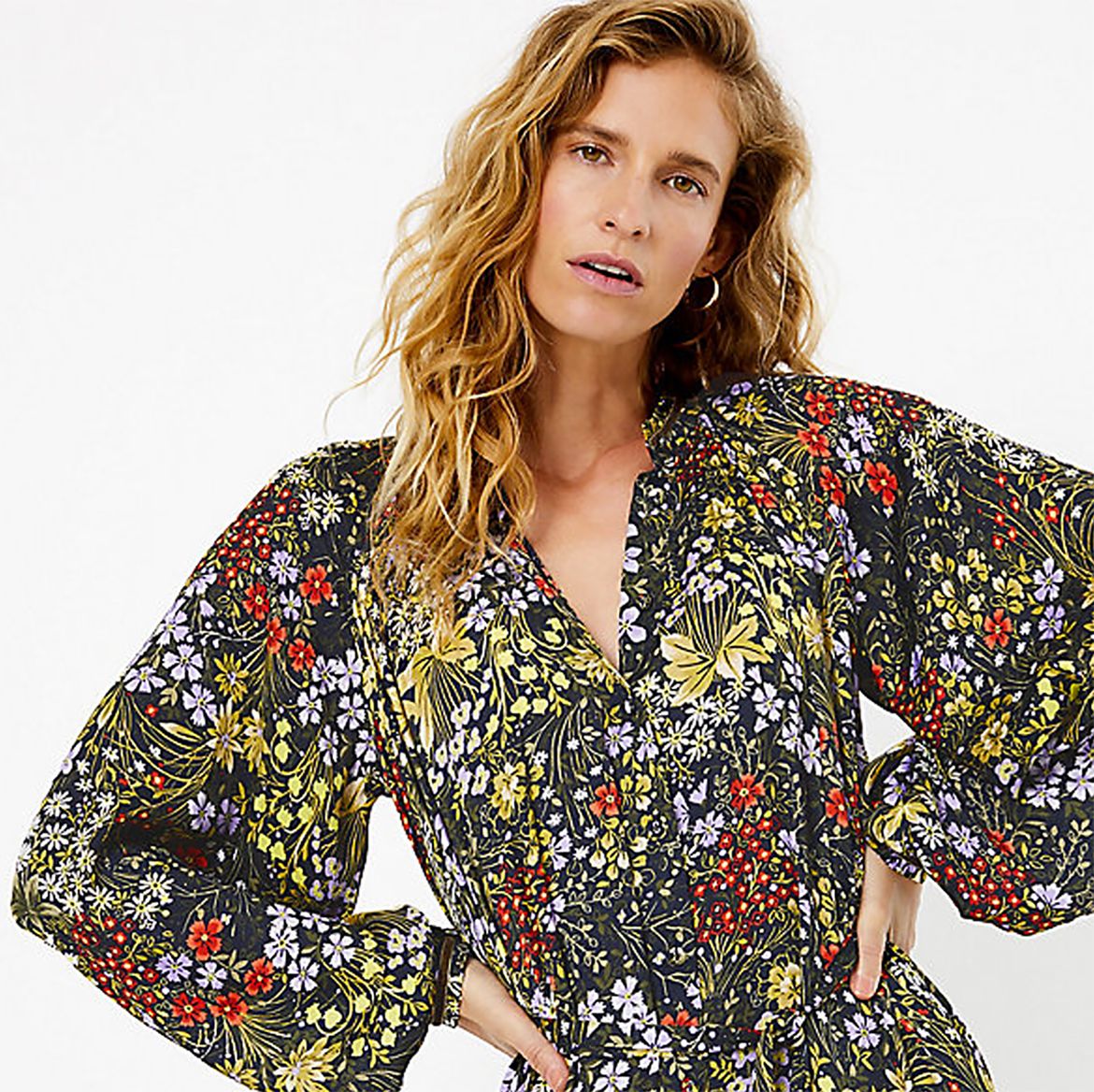 Marks & Spencer's floral midi dress is the hero buy of the season