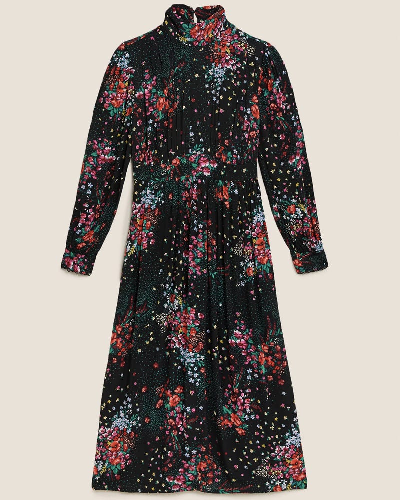marks  spencer floral dress