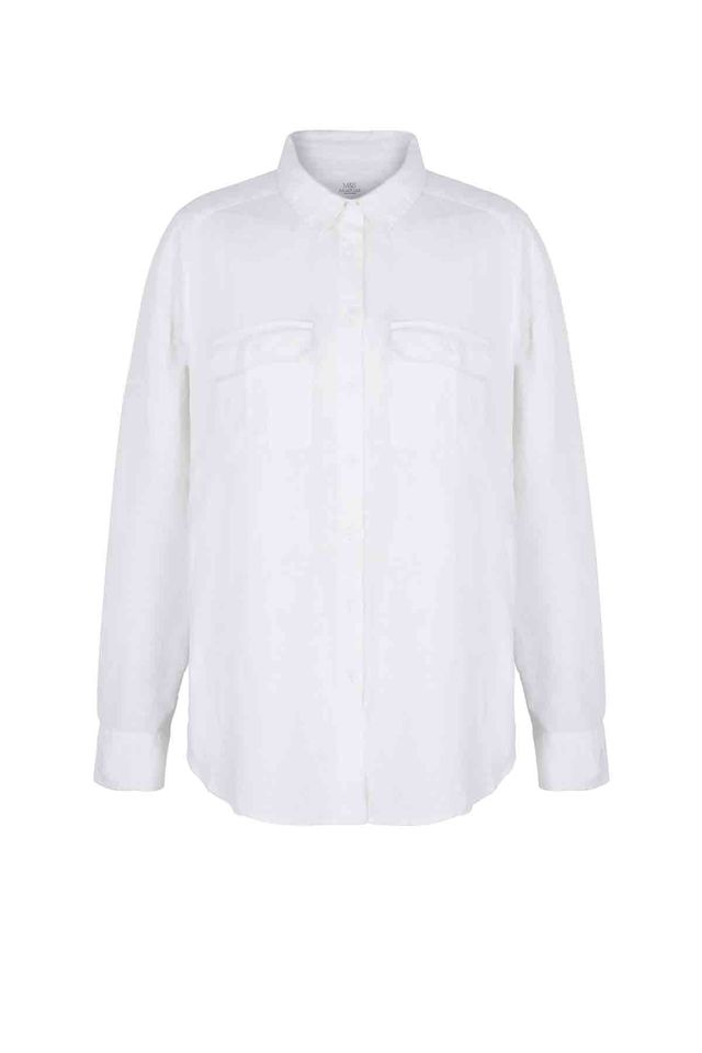 Marks and Spencer plain white shirt