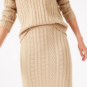 Marks & Spencer knitted jumper and skirt