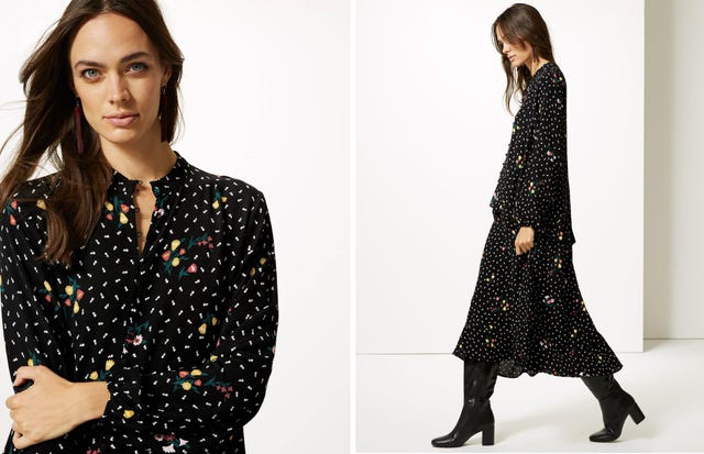 Marks & Spencer floral maxi dress