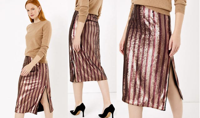 Marks & Spencer sequin skirt