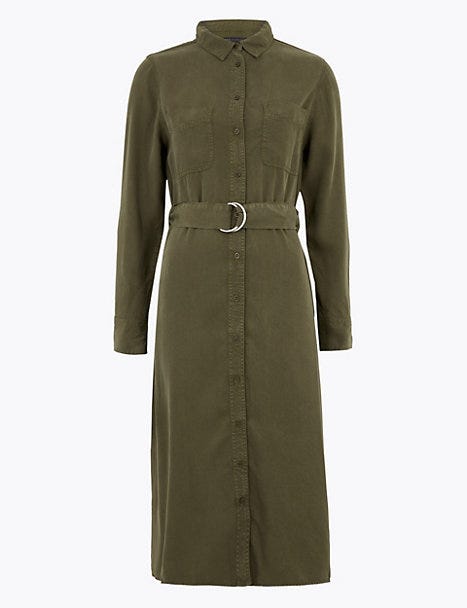 utility shirt dress