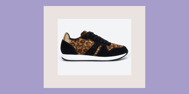 M&S leopard print trainers