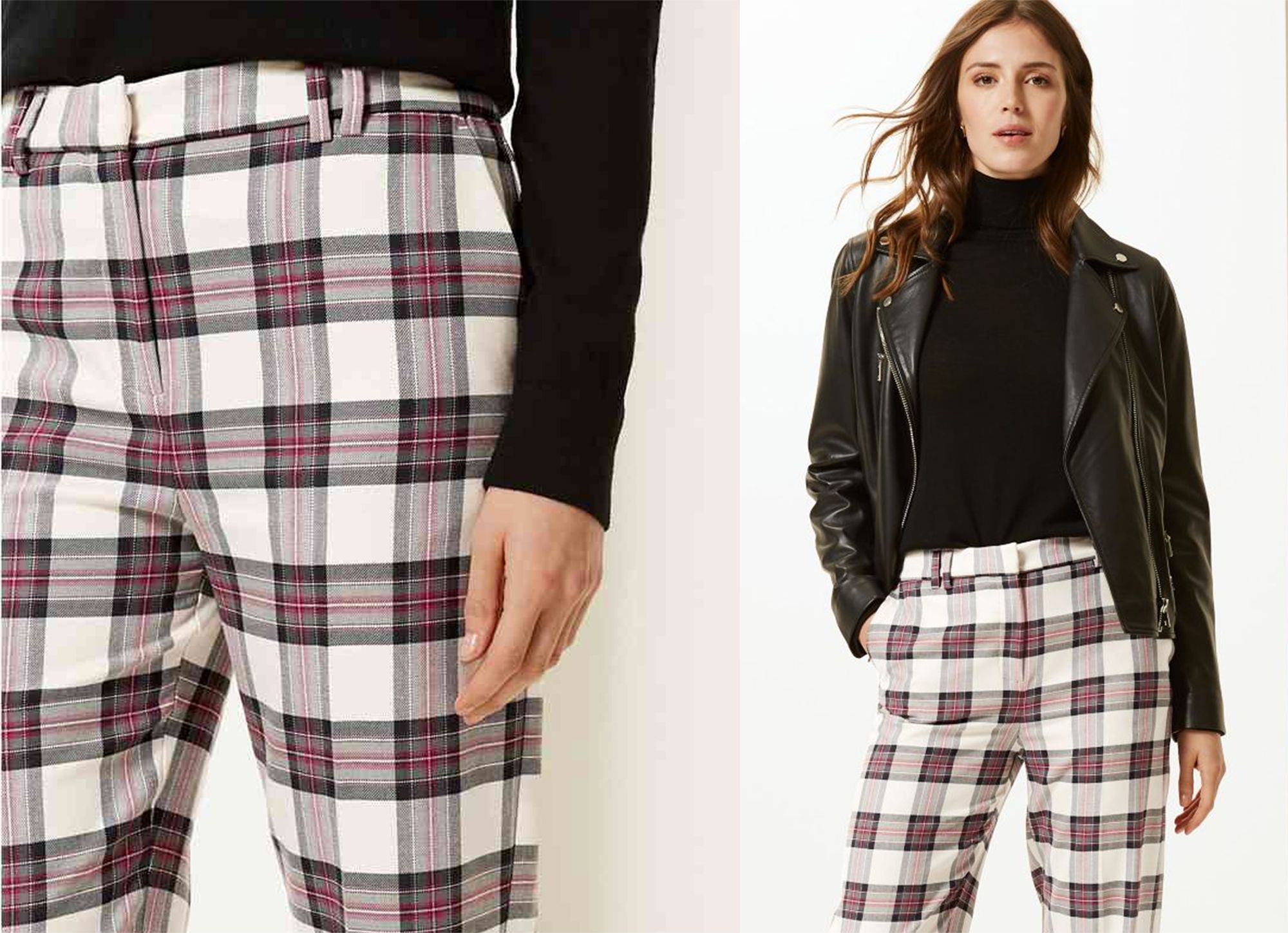 Gladys Checkered women's trousers: for sale at 19.99€ on Mecshopping.it