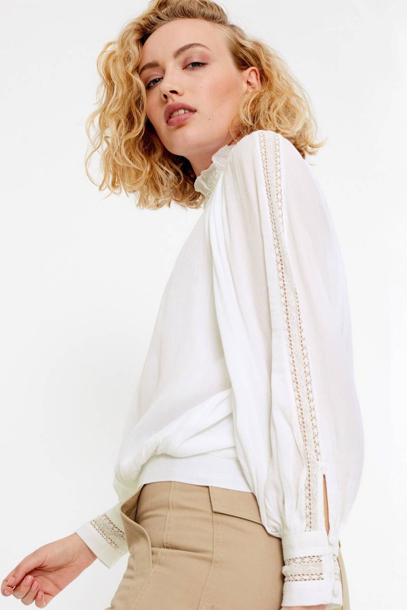 Marks Spencer white summer blouse M S is selling the perfect