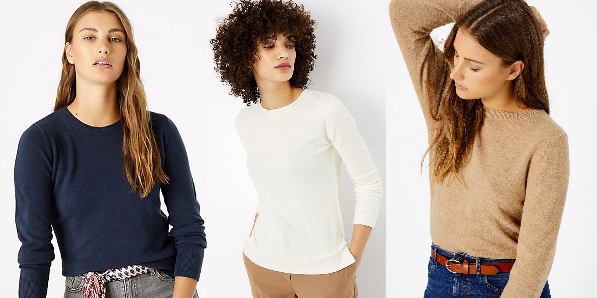 Marks and spencer hot sale cream jumper