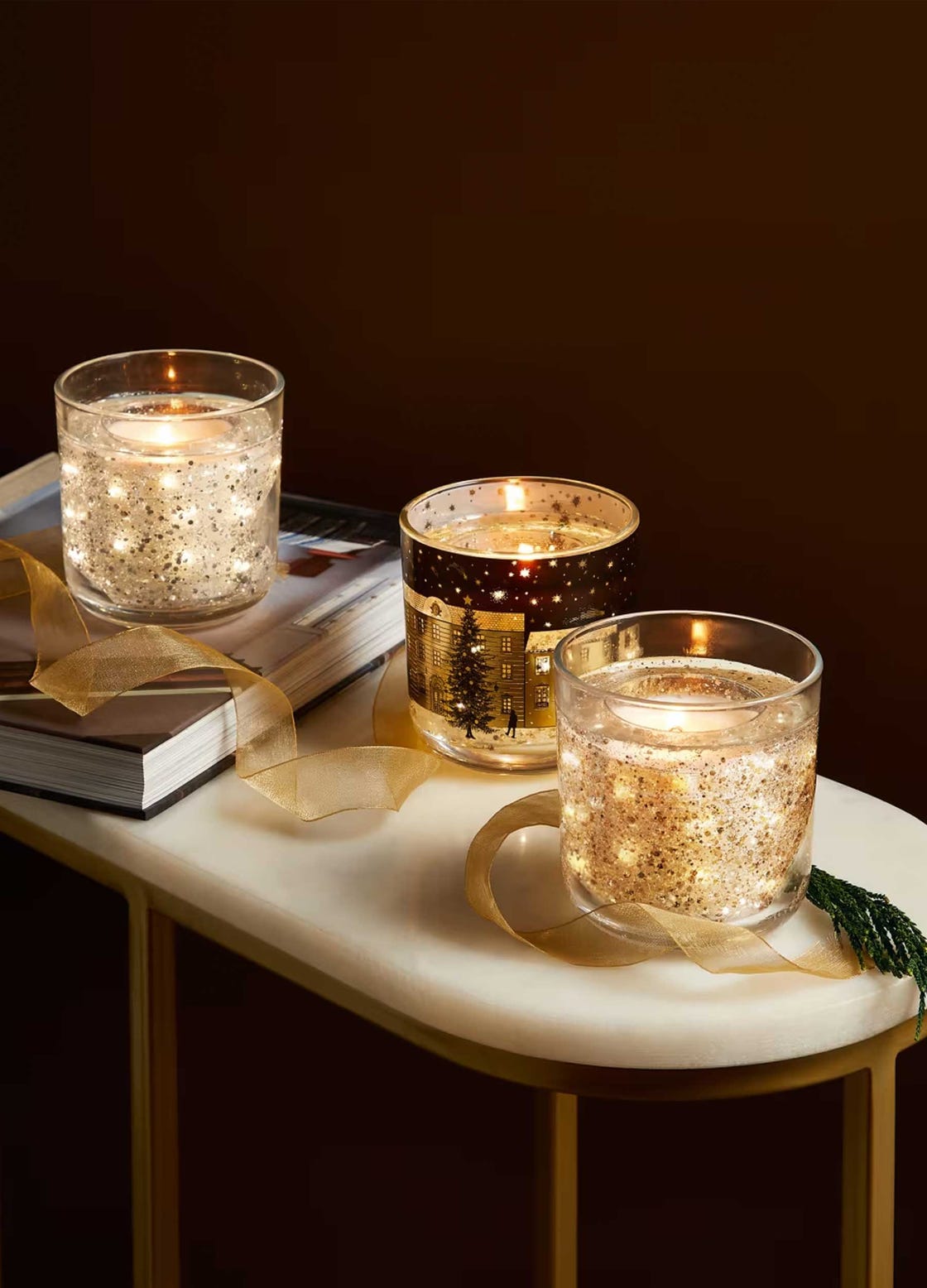 marks spencer light up city candles
