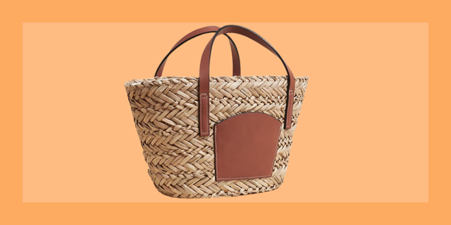 marks spencer straw bag
