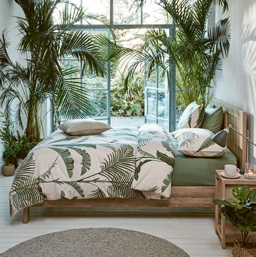 Marks & Spencer Exotic Palm Printed Bedding Set
