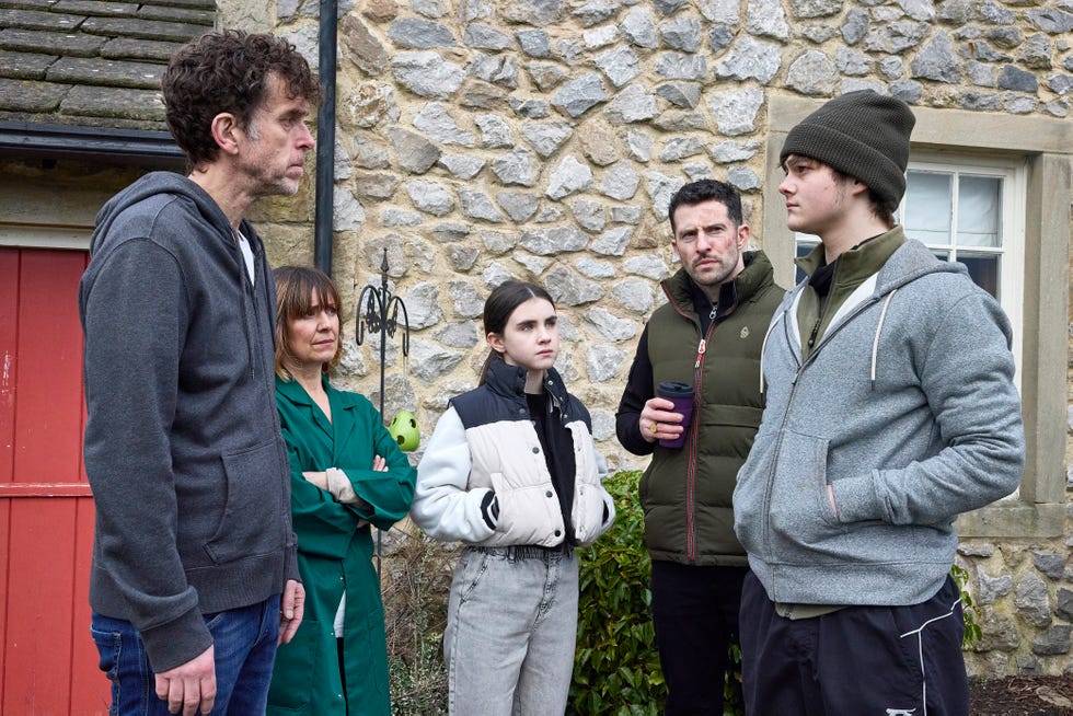 marlon, rhona dingle, april, dylan, emmerdale