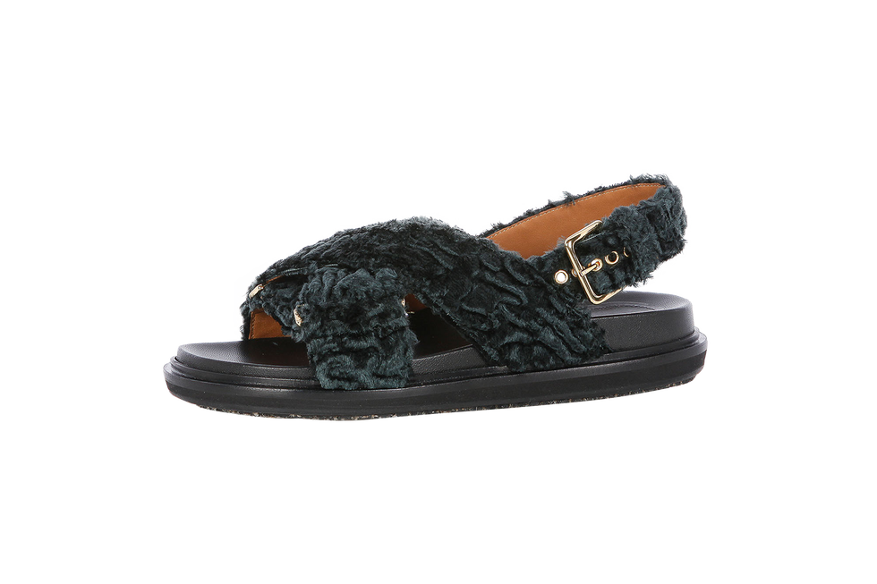 楽天市場】MARNI マルニ Shearling Sandal フスベットサボ