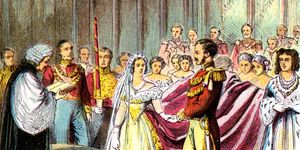 marriage of queen victoria in 1840 drawing