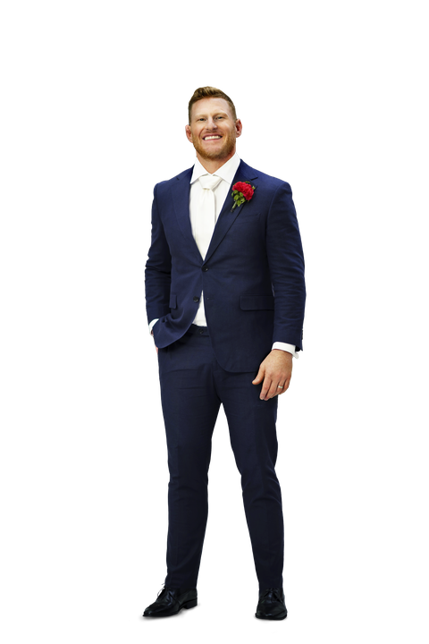 andrew in a wedding suit, married at first sight australia