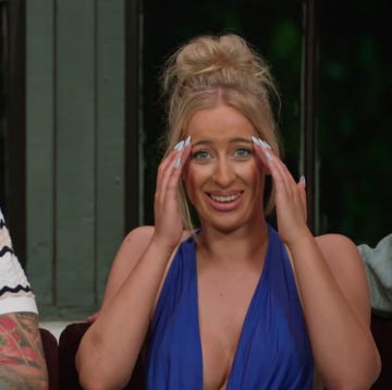 Married at first sight australia secrets two individuals seated together in a setting that suggests a conversation or discussion