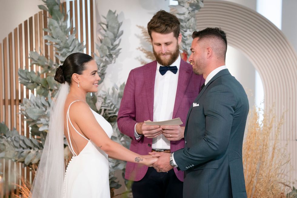 Bronte und Harrison heiraten in Staffel 10 von Mafs Australia