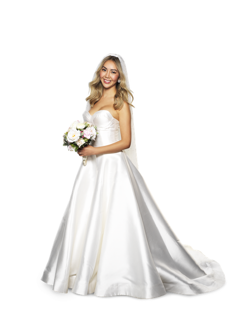 selina in a wedding dress, married at first sight australia