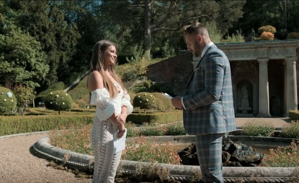 married at first sight, tayah and adam at the vow renewal