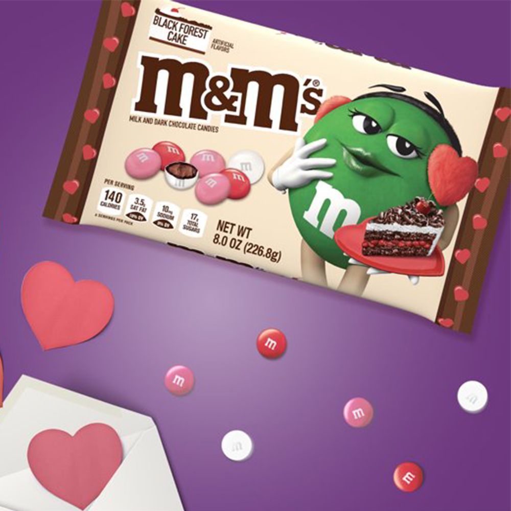 mars incorporated mms black forest cake valentine's day candy