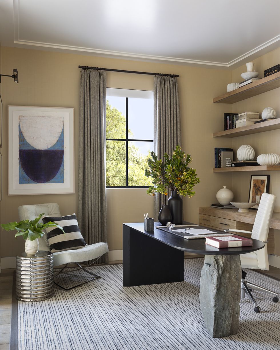office in the koman residence in napa valley, ca for marshall watson designs photographed by lisa romerein