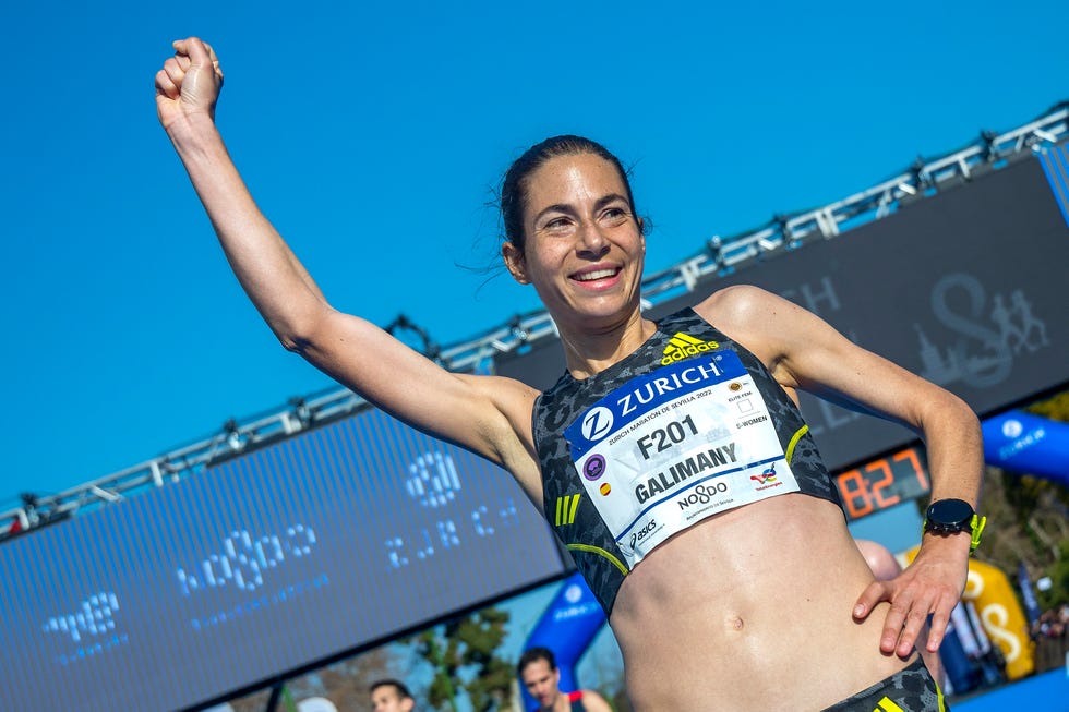 marta galimany se acercó al récord de españa de maratón en sevilla