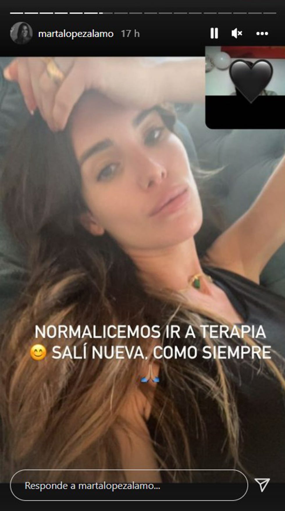 marta lópez Álamo habla de su terapia