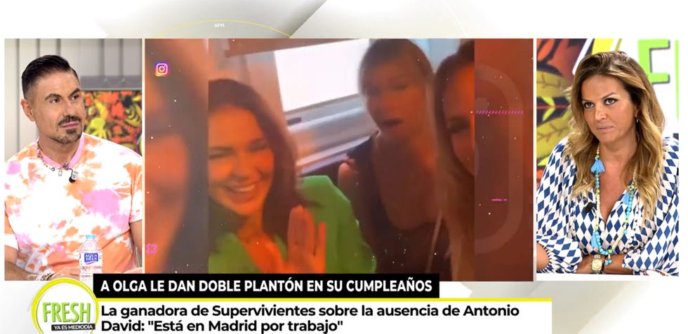 marta lópez explica que su padre está ingresado en el hospital